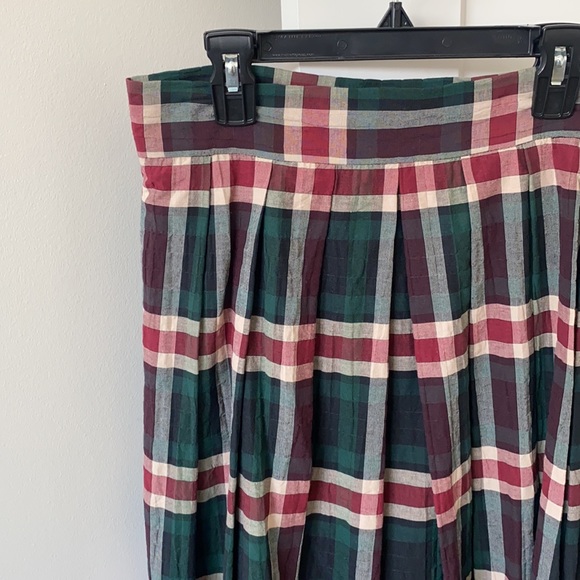 Plaid midi skirt - Picture 2 of 4